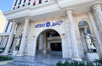 ورودی هتل آسمان رویال کیش