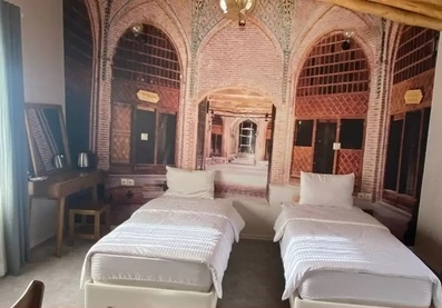 اتاق دو تخته تویین مجتمع گردشگری بام سان قزوین