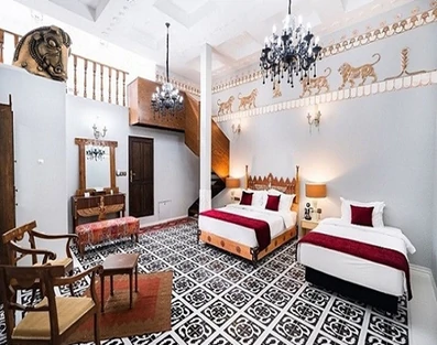 اتاق خواب با تخت دونفره