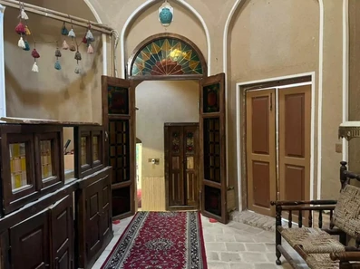 نمای داخلی اقامتگاه بوم گردی خشت آباد یزد