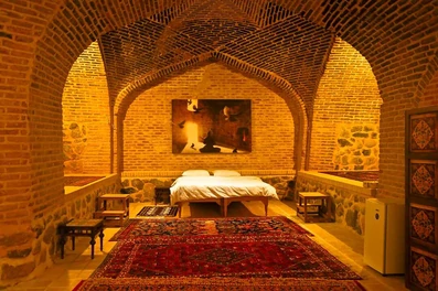 اتاق دو تخته دبل بوتیک هتل کوهاب نطنز