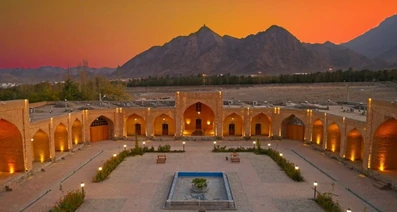 نمای کلی بوتیک هتل کوهاب نطنز