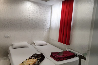 اتاق دو تخته تویین هتل آپارتمان مارال مشهد