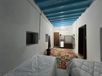 اتاق دو تخته تویین اقامتگاه بوم گردی غروب جزیره هنگام