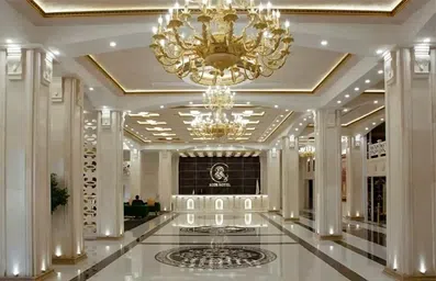 لابی و پذیرش مجلل هتل بزرگ رز شیراز