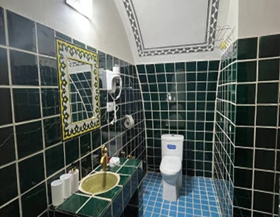 سرویس با کاشی یشمی