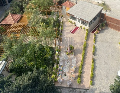 نمای بالا از هتل