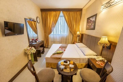 اتاق دو  تخته شیک و تمیز در مهمانپذیر مهر و ماه مشهد