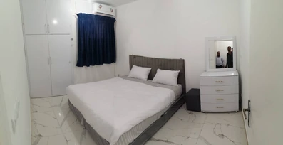 اتاق دو تخته دبل در واحدهای هتل آپارتمان رایان بوشهر