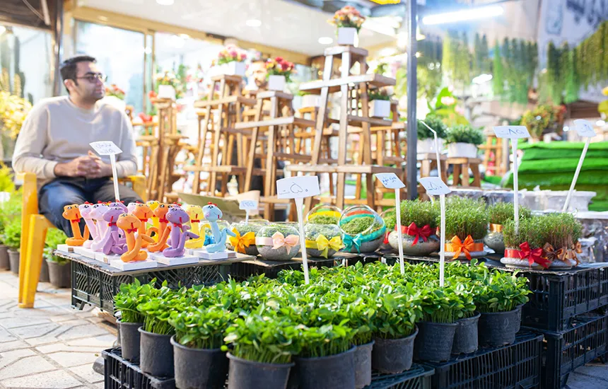 بازار گل مشهد؛ مرکز خریدی برای عاشقان طبیعت!