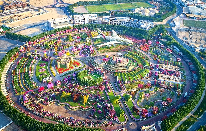 باغ گل دبی؛ بهشتی در بیابان!