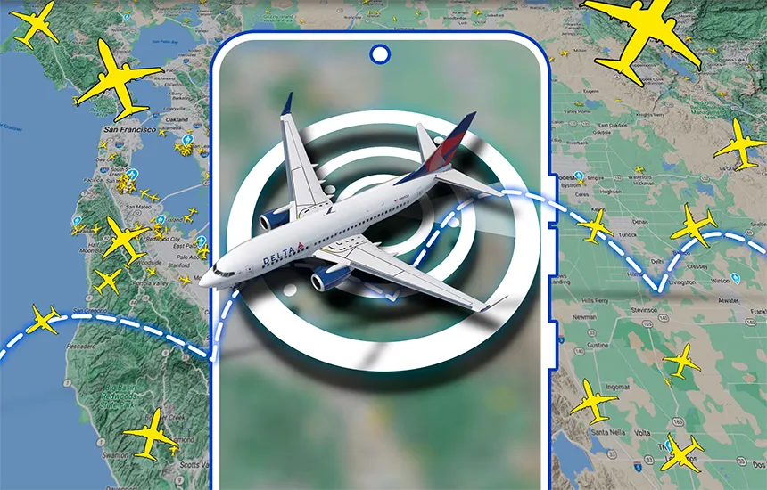 مشاهده هواپیماهای در حال پرواز زنده در آسمان جهان