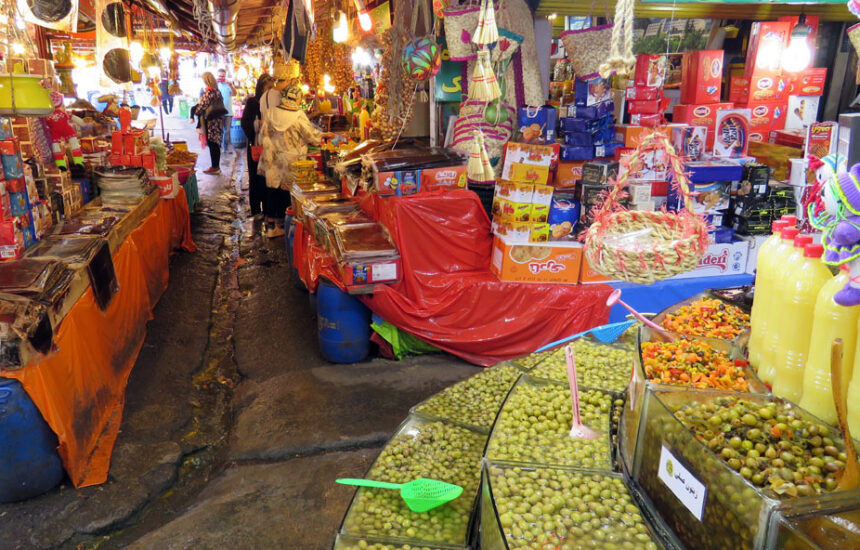 بازار سنتی رامسر؛ غرفههای فروش خوراکی