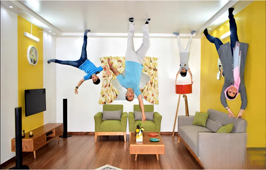 خانه وارونه مشهد؛ تجربه‌ای متفاوت در دل الماس شرق مشهد