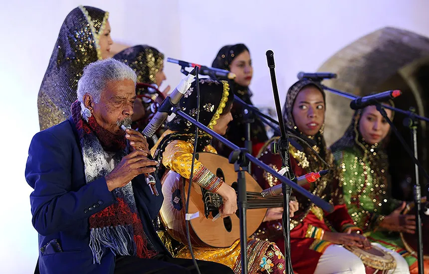 گروه موزیسین‌های جنوبی در جشنواره موسیقی نواحی