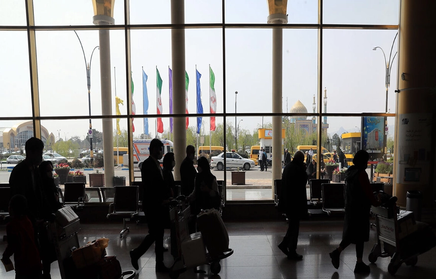 سالن خروجی فرودگاه شهید هاشمینژاد مشهد