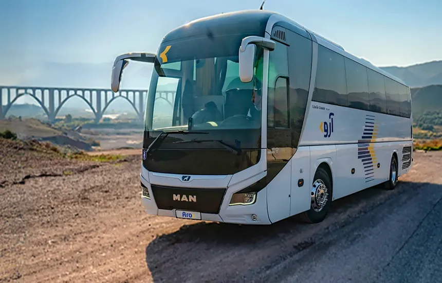 اتوبوس vip شرکت اتوبوسرانی آرو