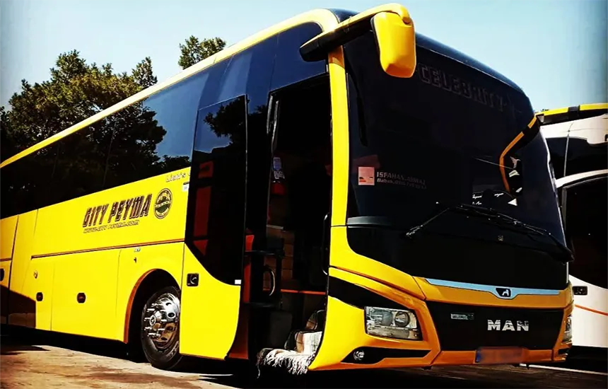 اتوبوس vip شرکت اتوبوسرانی گیتی پیما