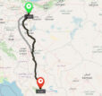 مسیر تهران تا شیراز