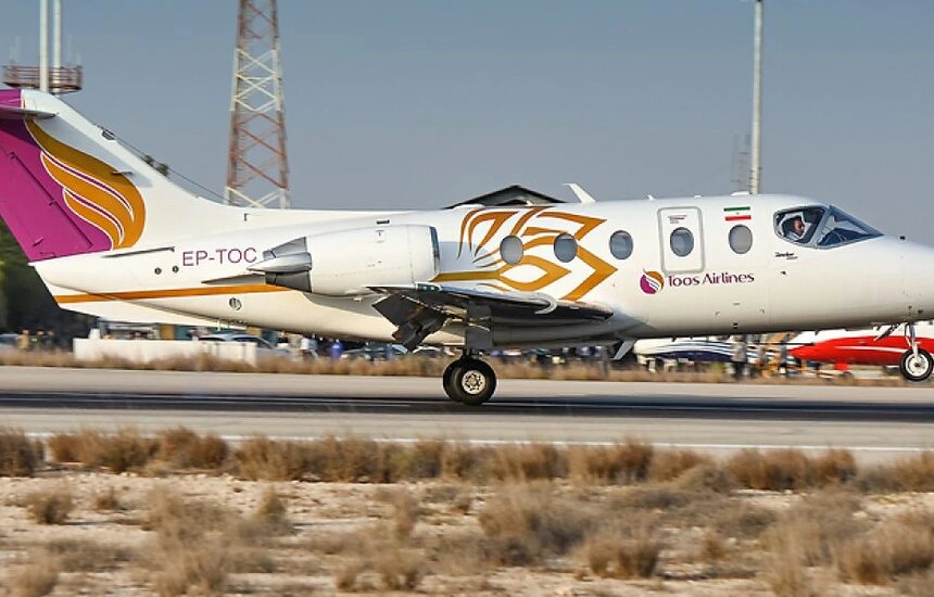 اولین جت اختصاصی ایران با هواپیمایی طوس ایر