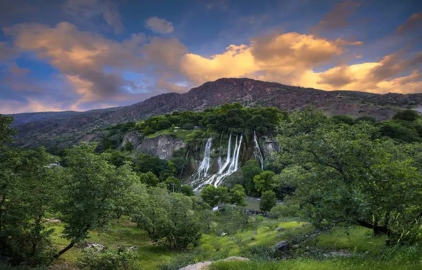 آبشار بیشه کجاست؟ راهنمای بازدید و مسیر دسترسی